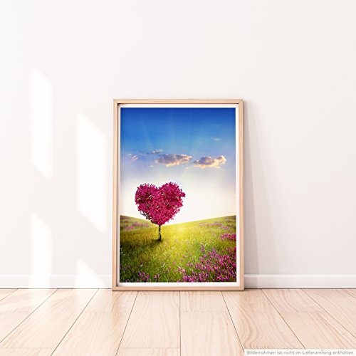 Best for home Artprints - Künstlerische Fotografie - Baum der Liebe- Fotodruck in gestochen scharfer Qualität