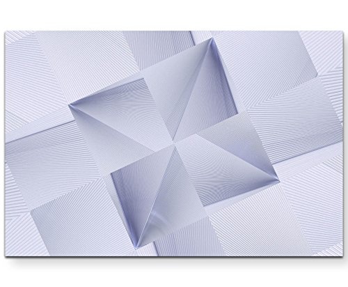 Leinwandbild 120x80cm modernes Design - Quadrate in abstrakter Anordnung