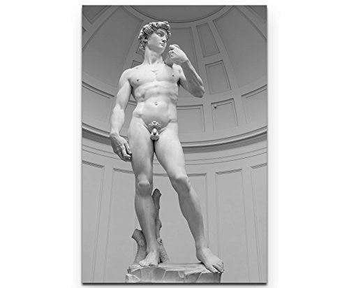 Leinwandbild 90x60cm Statur Michelangelo - David