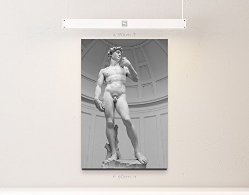 Leinwandbild 90x60cm Statur Michelangelo - David