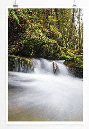 Best for home Artprints - Art - Kleiner Strom in der herbstlichen Toskana- Fotodruck in gestochen scharfer Qualität