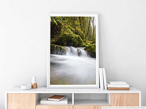 Best for home Artprints - Art - Kleiner Strom in der herbstlichen Toskana- Fotodruck in gestochen scharfer Qualität