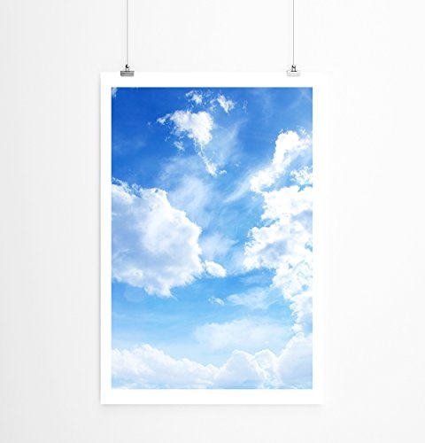 Best for home Artprints - Art - Himmel mit kleinen Wolken und Sonnenschein- Fotodruck in gestochen scharfer Qualität