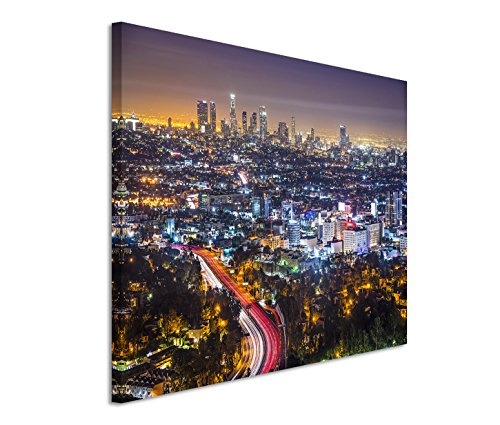 Modernes Bild 90x60cm Urbane Fotografie - Los Angeles bei...
