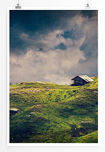 Best for home Artprints - Art - Einsame Berghütte...