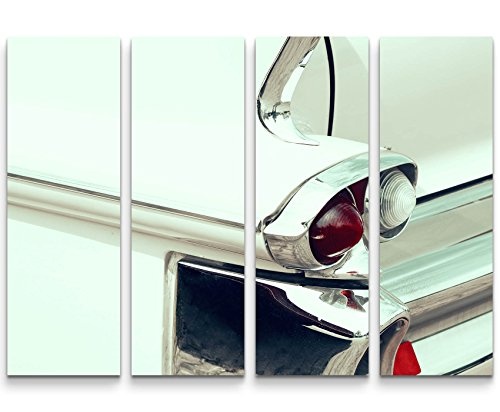 SIN-US 74 Oldtimer aus den 50er - 4 teiliges Canvas Bild 4x30x90cm