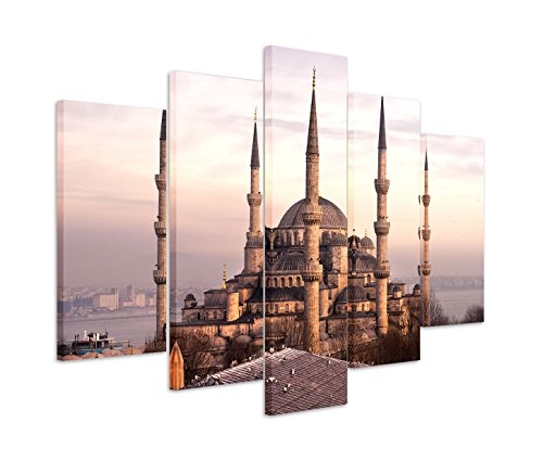 Modernes Bild 150x100cm Architekturfotografie - Blaue Moschee in Istanbul