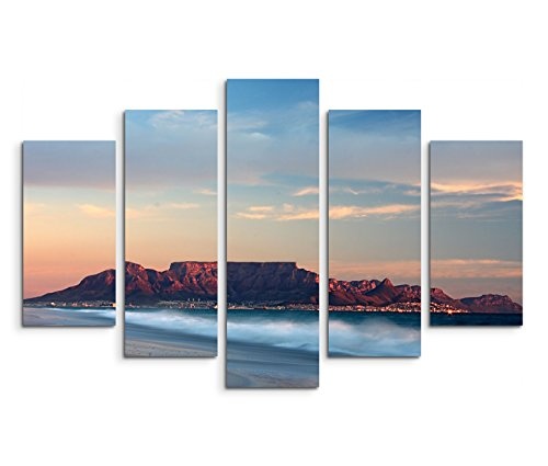 Modernes Bild 150x100cm Landschaftsfotografie - Strand vor Kapstadt