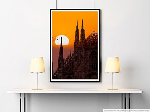 Best for home Artprints - Architektur Fotografie - Kathedrale in Mailand - Fotodruck in gestochen scharfer Qualität