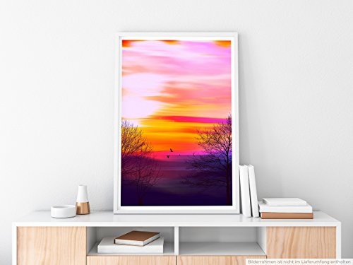 Best for home Artprints - Bild - Farbenfroher Sonnenaufgang- Fotodruck in gestochen scharfer Qualität
