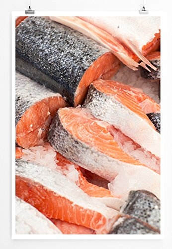 Best for home Artprints - Food-Fotografie - Roher Lachs -...