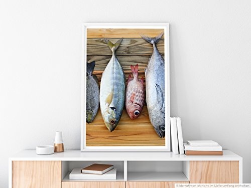 Best for home Artprints - Food-Fotografie - Verschiedene indische Makrelen- Fotodruck in gestochen scharfer Qualität