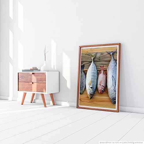 Best for home Artprints - Food-Fotografie - Verschiedene indische Makrelen- Fotodruck in gestochen scharfer Qualität