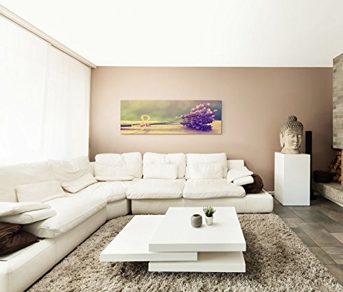 Modernes Bild 120x40cm Künstlerische Fotografie - Lavendelstrauß