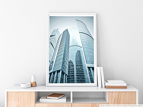 Best for home Artprints - Architekturfotografie - Gläserne Bürogebäude - Fotodruck in gestochen scharfer Qualität