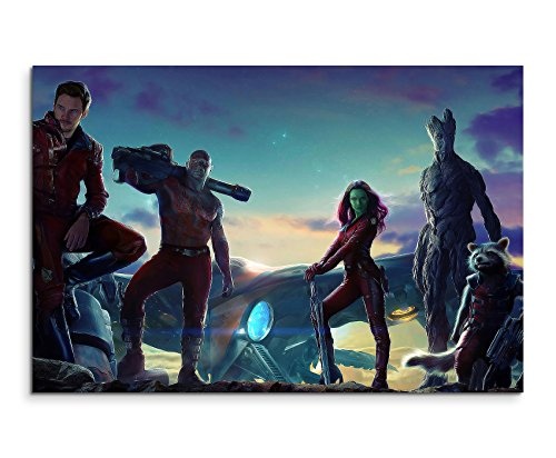 Guardians of the Galaxy Movie Wandbild 120x80cm XXL Bilder und Kunstdrucke auf Leinwand
