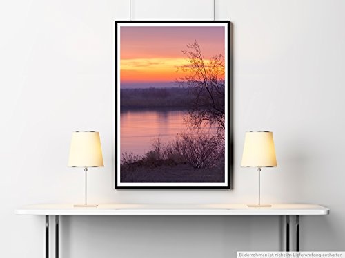 Best for home Artprints - Art - Warmer malerischer Sonnenaufgang- Fotodruck in gestochen scharfer Qualität