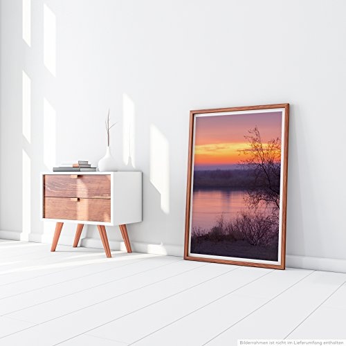 Best for home Artprints - Art - Warmer malerischer Sonnenaufgang- Fotodruck in gestochen scharfer Qualität