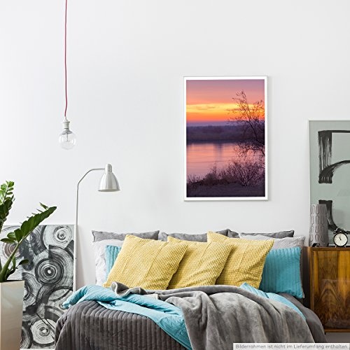 Best for home Artprints - Art - Warmer malerischer Sonnenaufgang- Fotodruck in gestochen scharfer Qualität