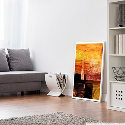 Best for home Artprints - Abstraktes warmes Bild- Fotodruck in gestochen scharfer Qualität