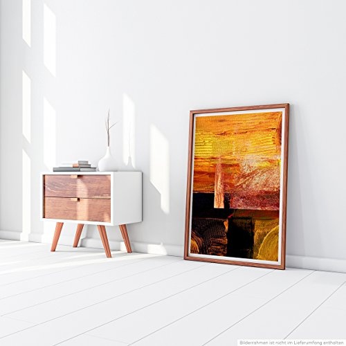 Best for home Artprints - Abstraktes warmes Bild- Fotodruck in gestochen scharfer Qualität