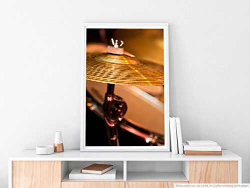 Best for home Artprints - Künstlerische Fotografie - Ausschnitt eines Drumsets- Fotodruck in gestochen scharfer Qualität