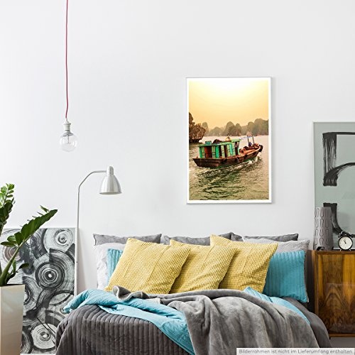Best for home Artprints - Art - Halong Bay in Vietnam- Fotodruck in gestochen scharfer Qualität