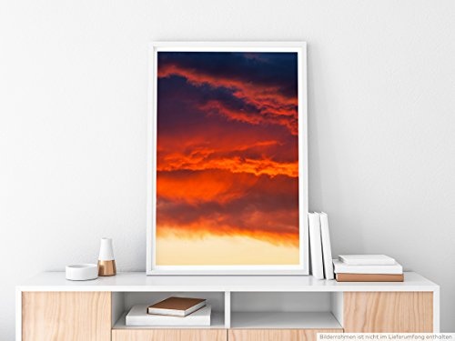 Best for home Artprints - Art - Roter wolkiger...