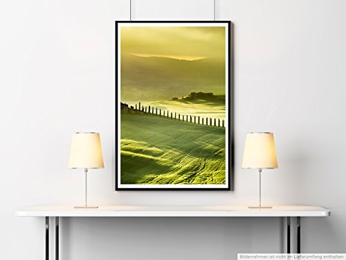 Best for home Artprints - Art - Sonnenaufgang bei San Quirico dOrcia Italien- Fotodruck in gestochen scharfer Qualität