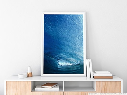 Best for home Artprints - Künstlerische Fotografie - In einer Meereswelle- Fotodruck in gestochen scharfer Qualität