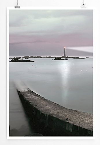 Best for home Artprints - Art - Leuchtturm im Nebelmeer- Fotodruck in gestochen scharfer Qualität