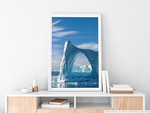 Best for home Artprints - Art - Arche aus Eis Grönland- Fotodruck in gestochen scharfer Qualität