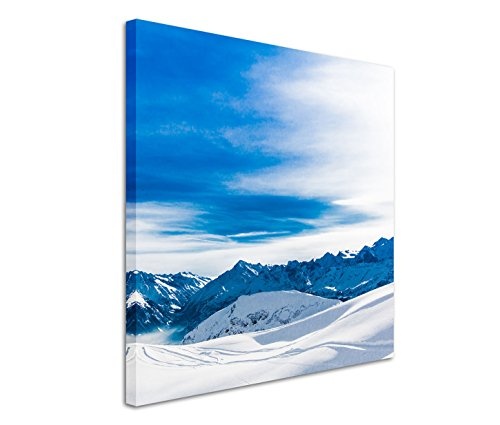 Modernes Bild 80x80cm Landschaftsfotografie - Wunderschöne Berglandschaft