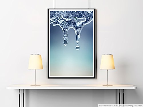 Best for home Artprints - Künstlerische Fotografie - Schmelzende Eiszapfen- Fotodruck in gestochen scharfer Qualität