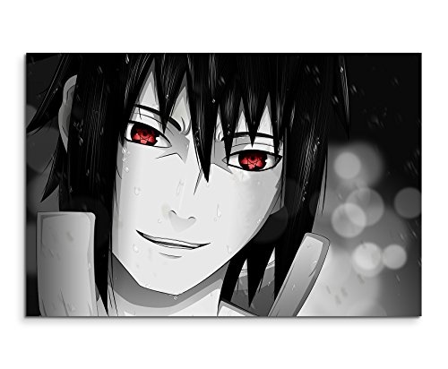 Naruto Sasuke Uchiha Sharingan Wandbild 120x80cm XXL...