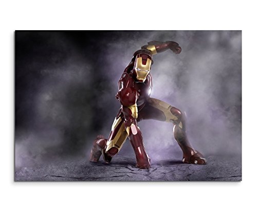 Iron Man Hit Wandbild 120x80cm XXL Bilder und Kunstdrucke...