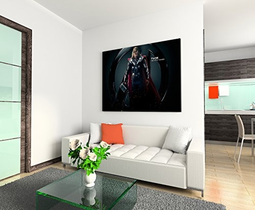 Kult Thor Wandbild 120x80cm XXL Bilder und Kunstdrucke auf Leinwand