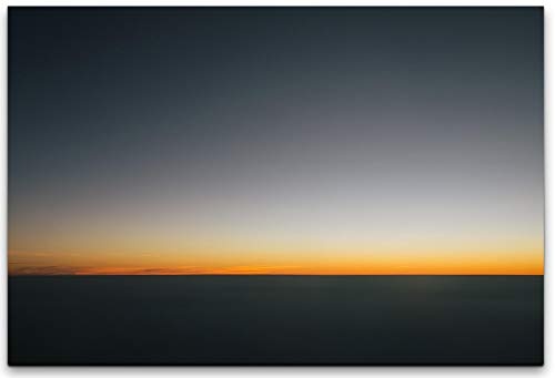 bestforhome 180x120cm Leinwandbild Sonnenuntergang un...