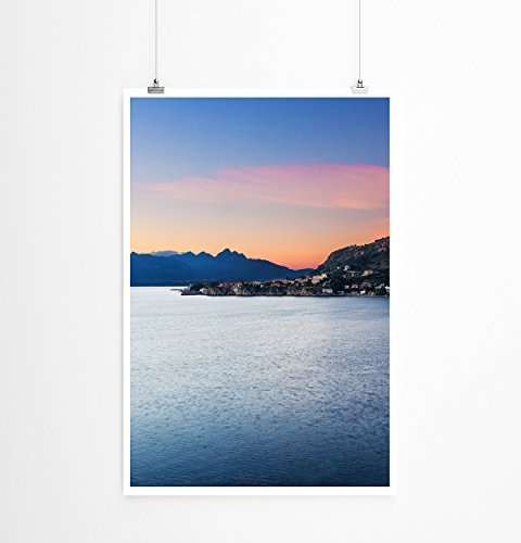 Best for home Artprints - Art - Die Farben des Sonnenuntergangs Sizilien Italien- Fotodruck in gestochen scharfer Qualität