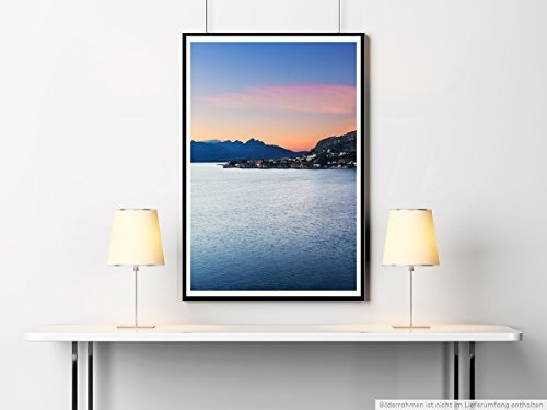 Best for home Artprints - Art - Die Farben des Sonnenuntergangs Sizilien Italien- Fotodruck in gestochen scharfer Qualität