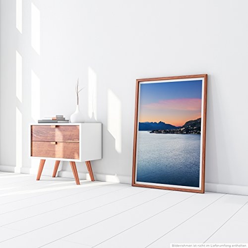 Best for home Artprints - Art - Die Farben des Sonnenuntergangs Sizilien Italien- Fotodruck in gestochen scharfer Qualität