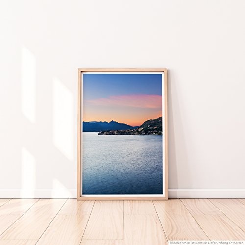 Best for home Artprints - Art - Die Farben des Sonnenuntergangs Sizilien Italien- Fotodruck in gestochen scharfer Qualität