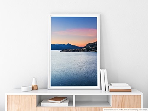 Best for home Artprints - Art - Die Farben des Sonnenuntergangs Sizilien Italien- Fotodruck in gestochen scharfer Qualität