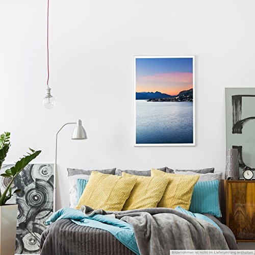 Best for home Artprints - Art - Die Farben des Sonnenuntergangs Sizilien Italien- Fotodruck in gestochen scharfer Qualität