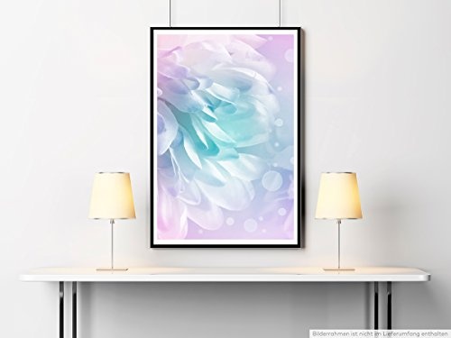 Best for home Artprints - Wandbild - Pastell Chrysanthemen - Fotodruck in gestochen scharfer Qualität