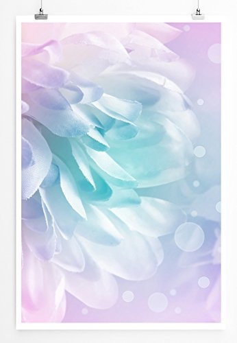 Best for home Artprints - Wandbild - Pastell Chrysanthemen - Fotodruck in gestochen scharfer Qualität