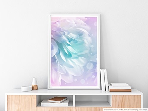 Best for home Artprints - Wandbild - Pastell Chrysanthemen - Fotodruck in gestochen scharfer Qualität