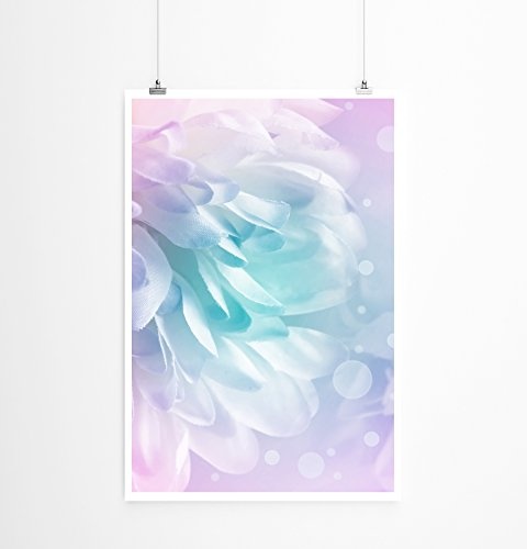 Best for home Artprints - Wandbild - Pastell Chrysanthemen - Fotodruck in gestochen scharfer Qualität