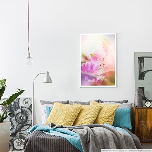 Best for home Artprints - Kunstbild - Orchideen in Zartrosa- Fotodruck in gestochen scharfer Qualität