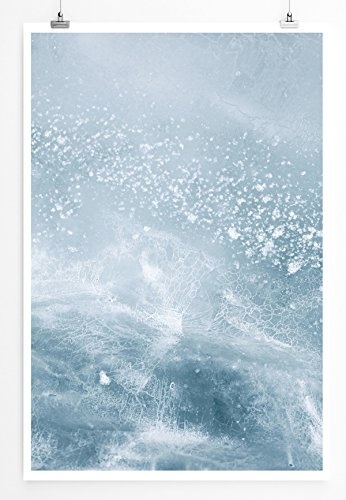 Best for home Artprints - Künstlerische Fotografie - Eispartikel- Fotodruck in gestochen scharfer Qualität